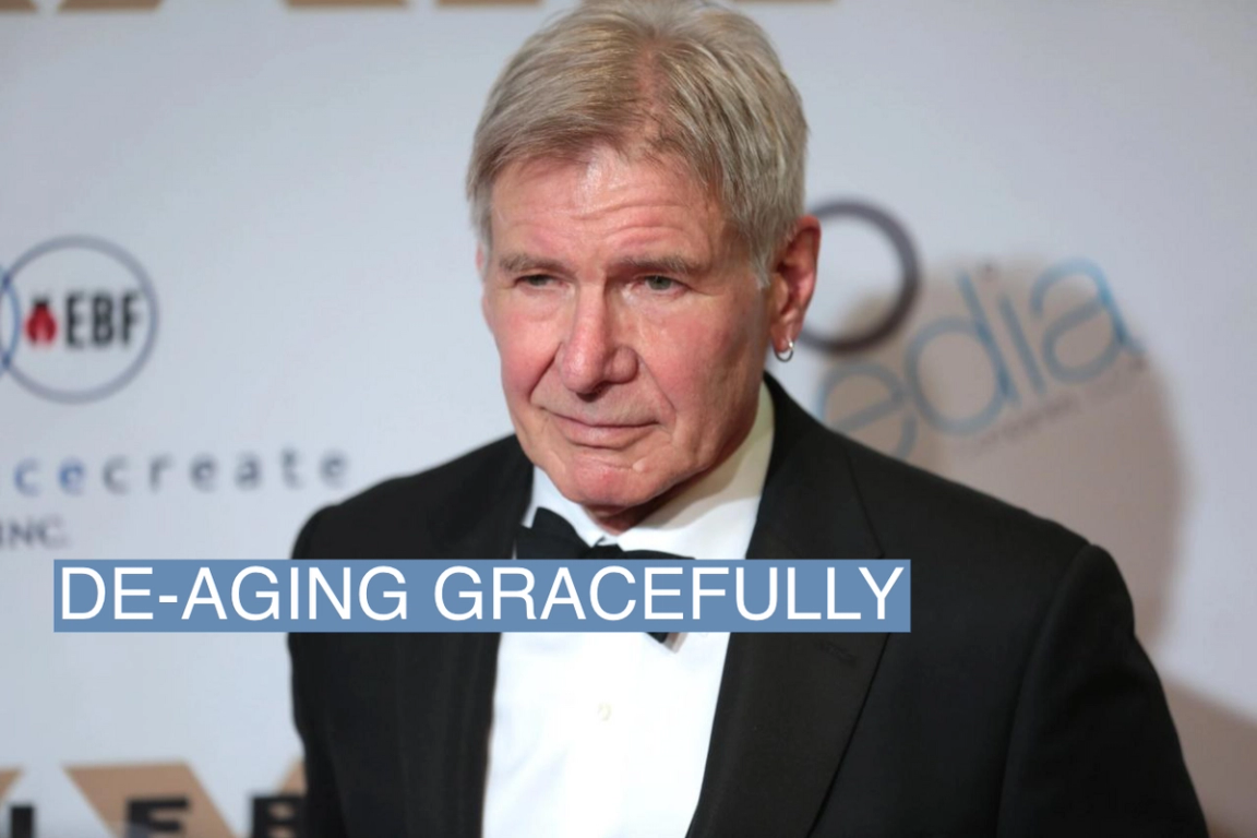 Harrison Ford on the red carpet in Phoenix, Arizona.