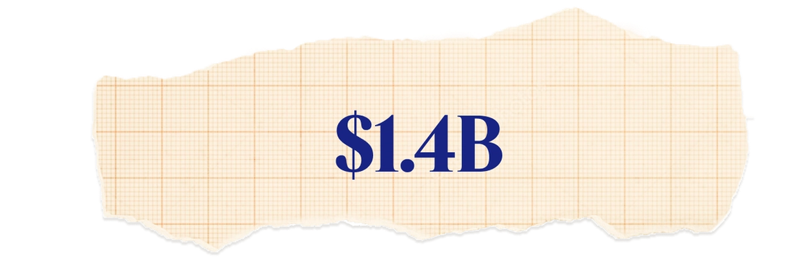 $1.4 billion