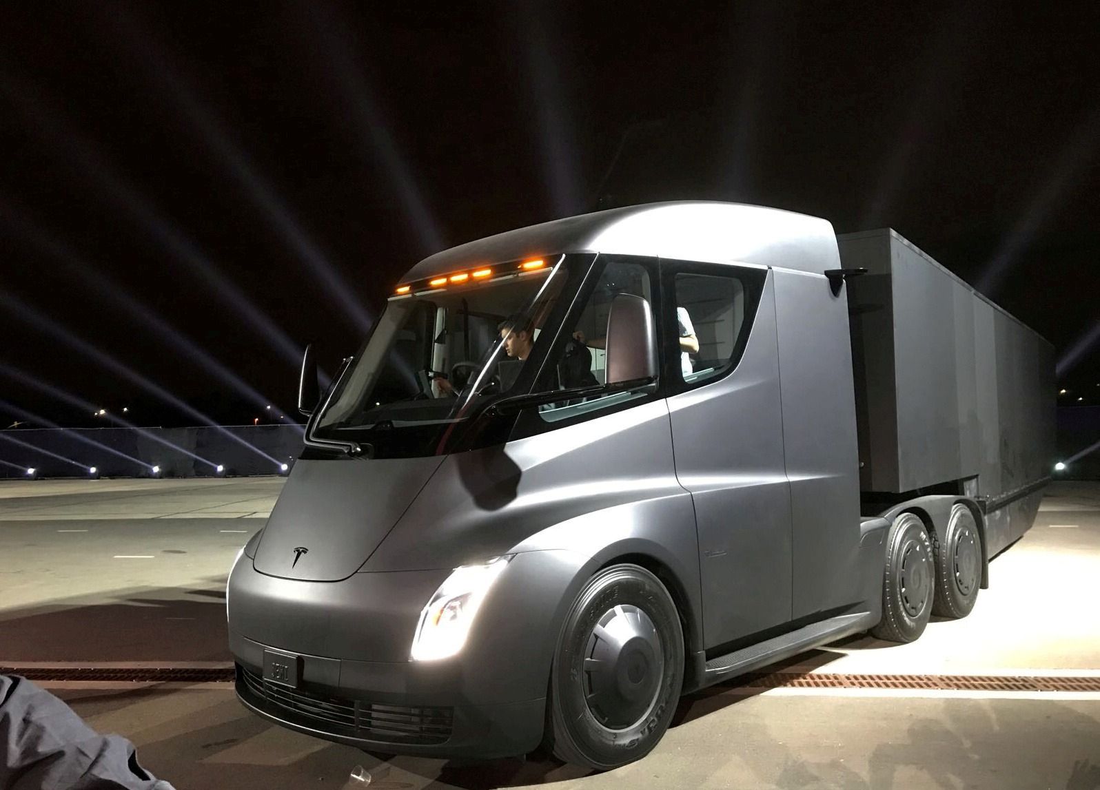 Tesla’s electric Semi truck. Alexandria Sage/Reuters