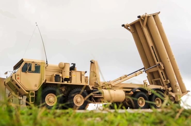Army Terminal High Altitude Area Defense (THAAD) weapon system.