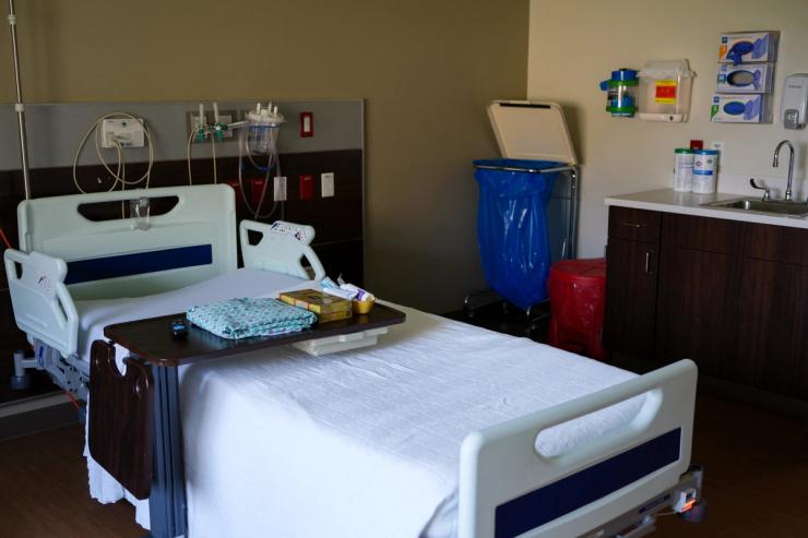 A hospital room