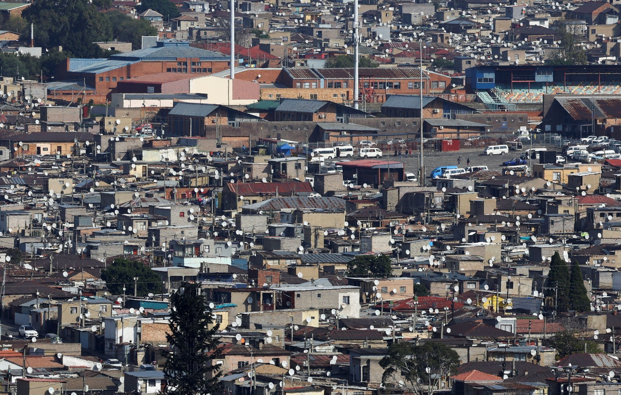 A Johannesburg township.