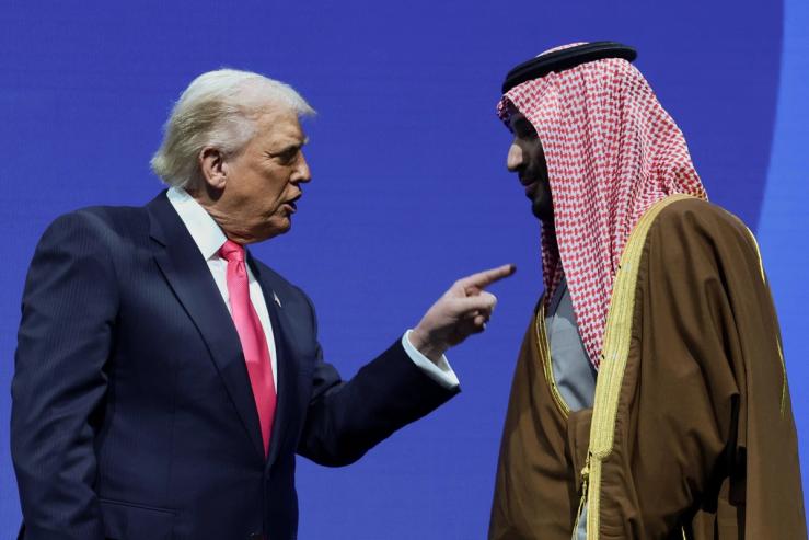 President Donald Trump and Saudi Crown Prince Mohammed bin Salman.