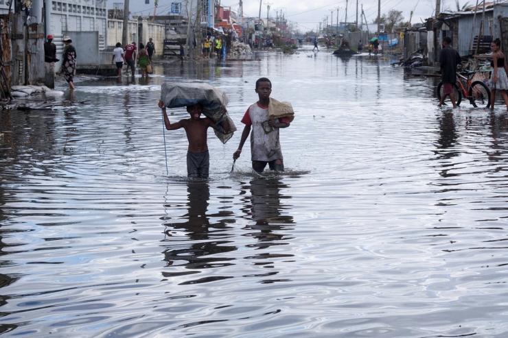 The aftermath of a cyclone in Madagascar earlier this year.