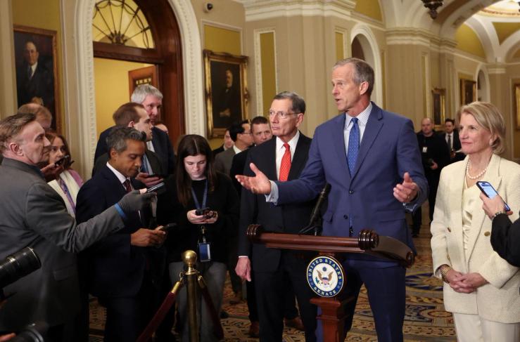 John Thune and other Senate Republicans