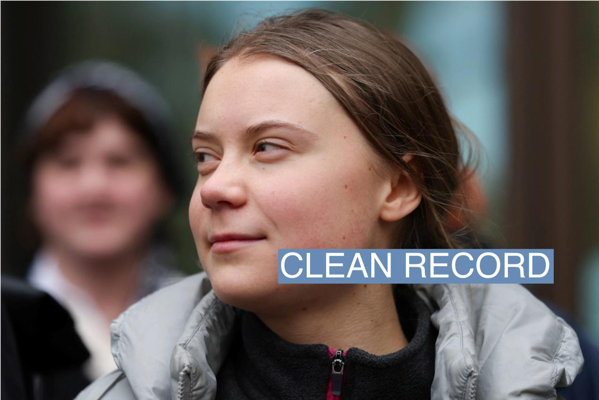 Climate activist Greta Thunberg looks on outside Westminster Magistrates' Court in London, Britain, February 2, 2024. REUTERS/Isabel Infantes