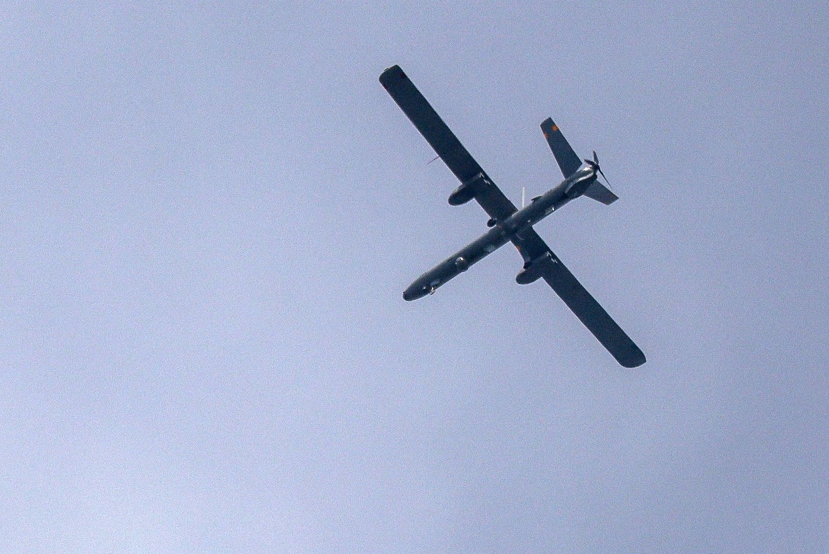 A drone above Israel. 