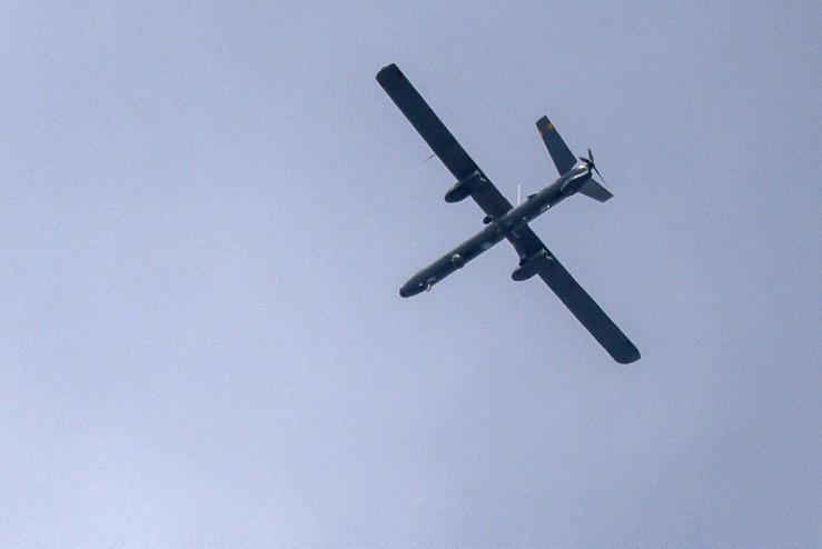 A drone above Israel.