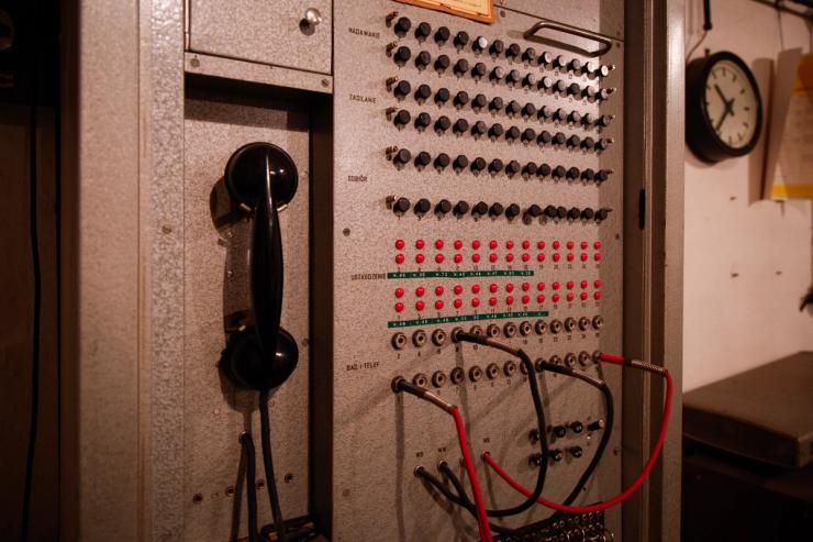 Photo of old switchboard