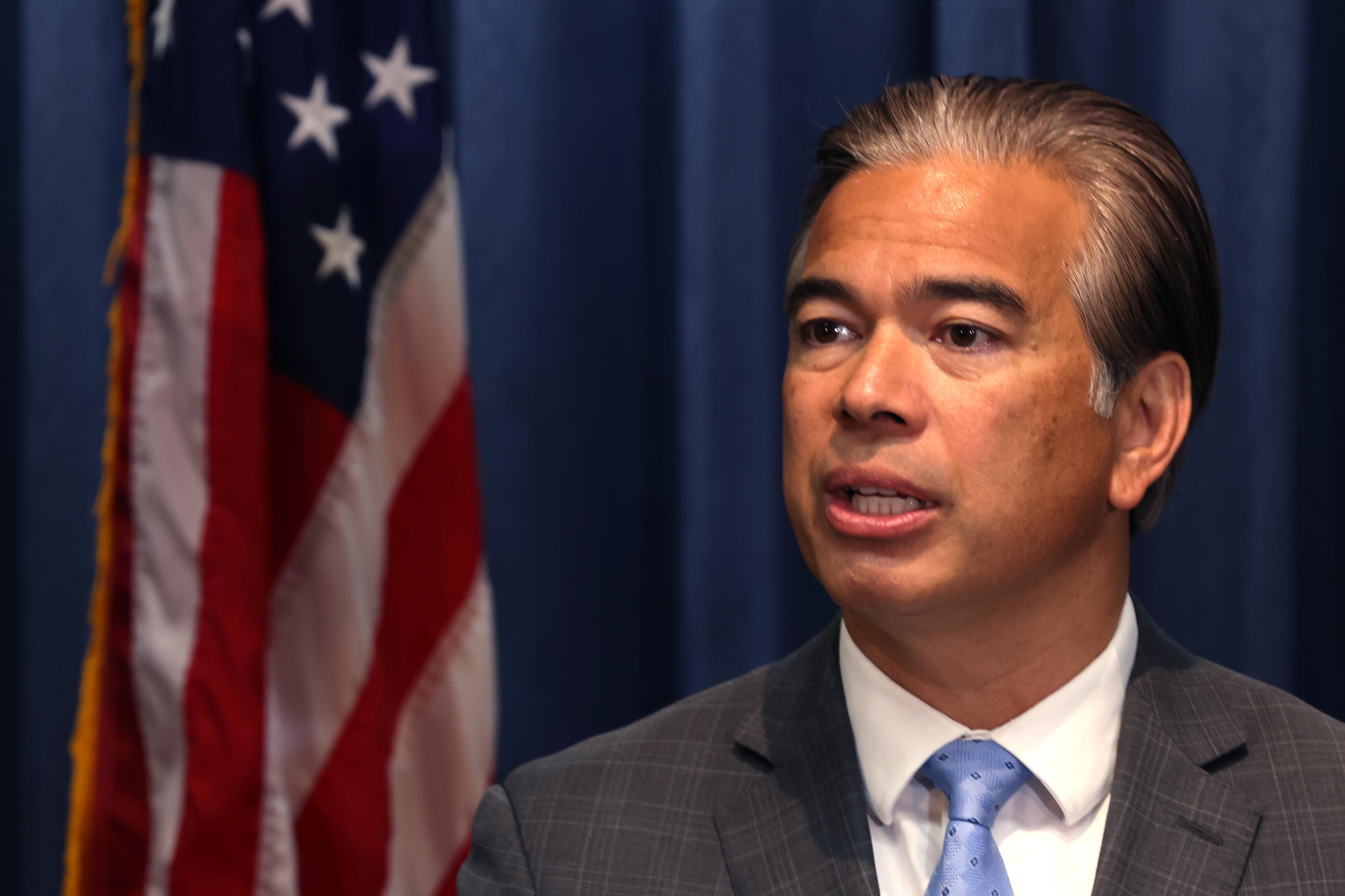 California Attorney General Rob Bonta.