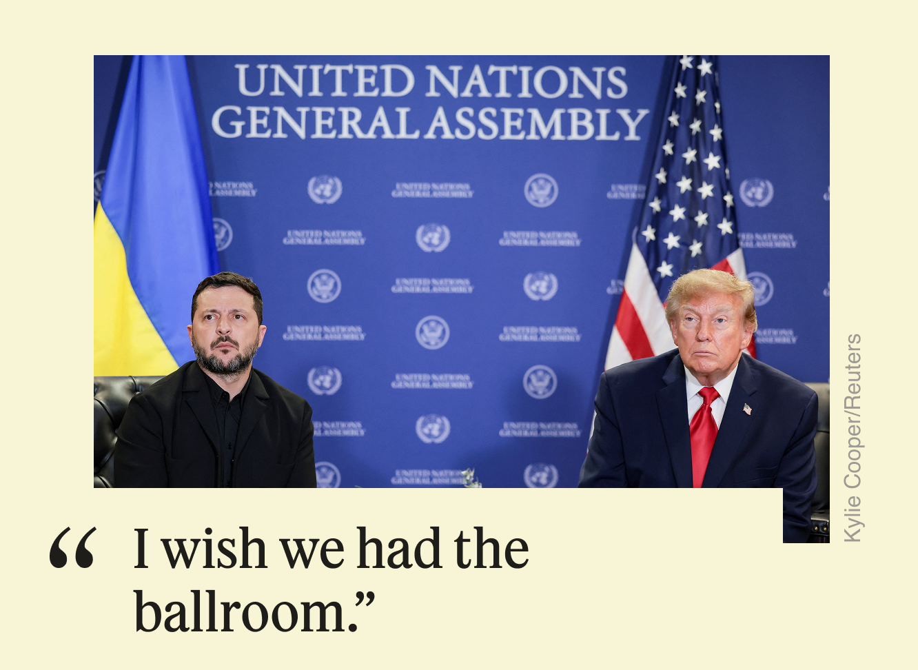 “I wish we had the ballroom.”