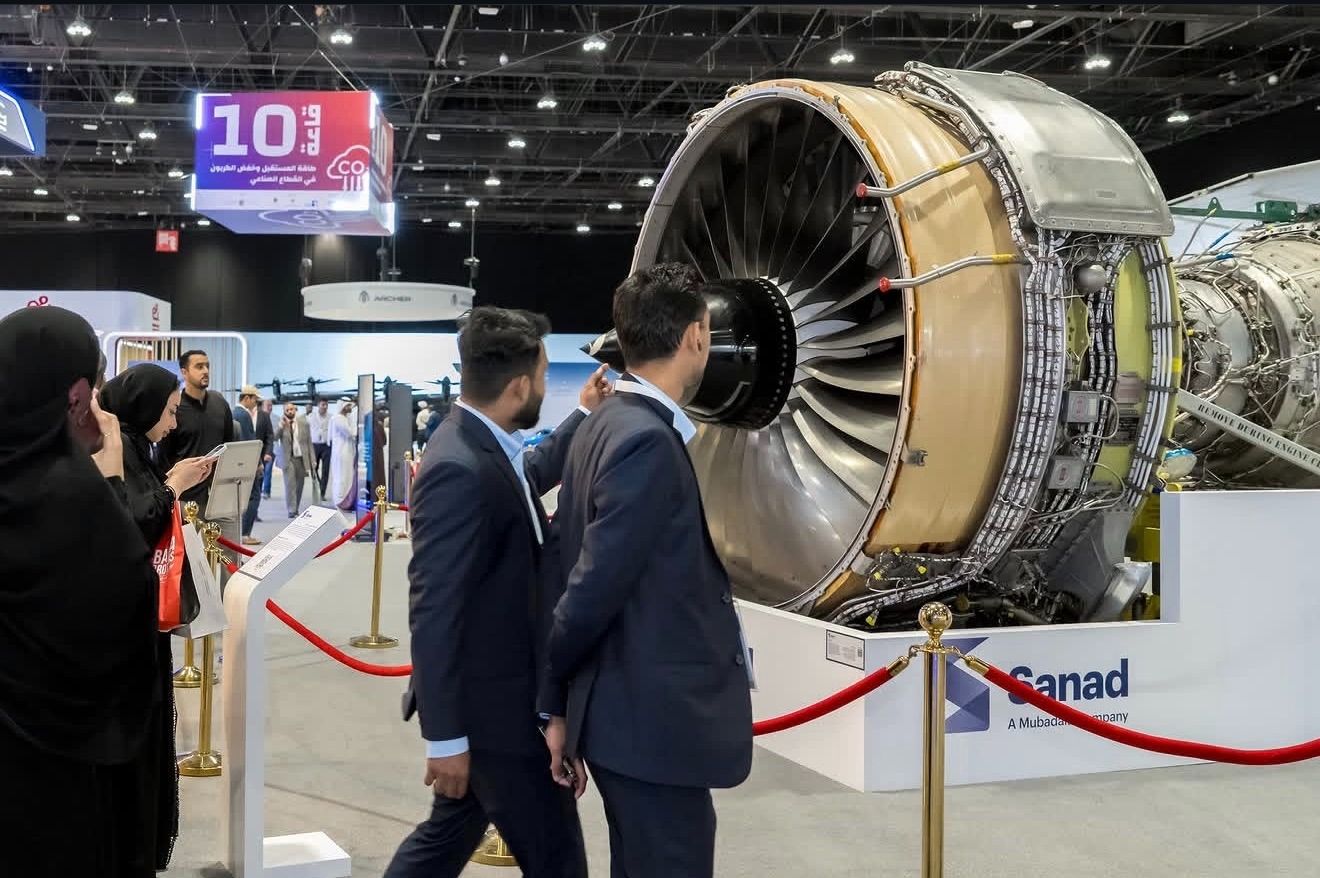 Aircraft engine rebuilt by Abu Dhabi-based Sanad