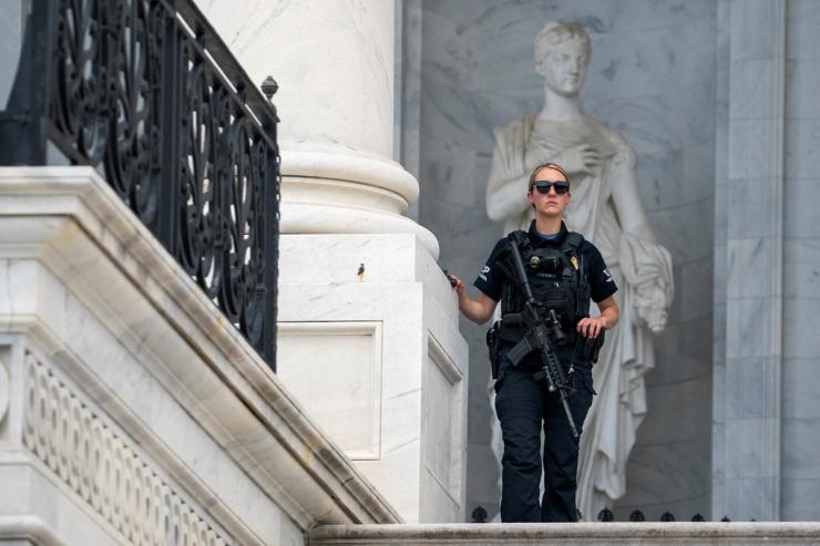 US Capitol Police officer