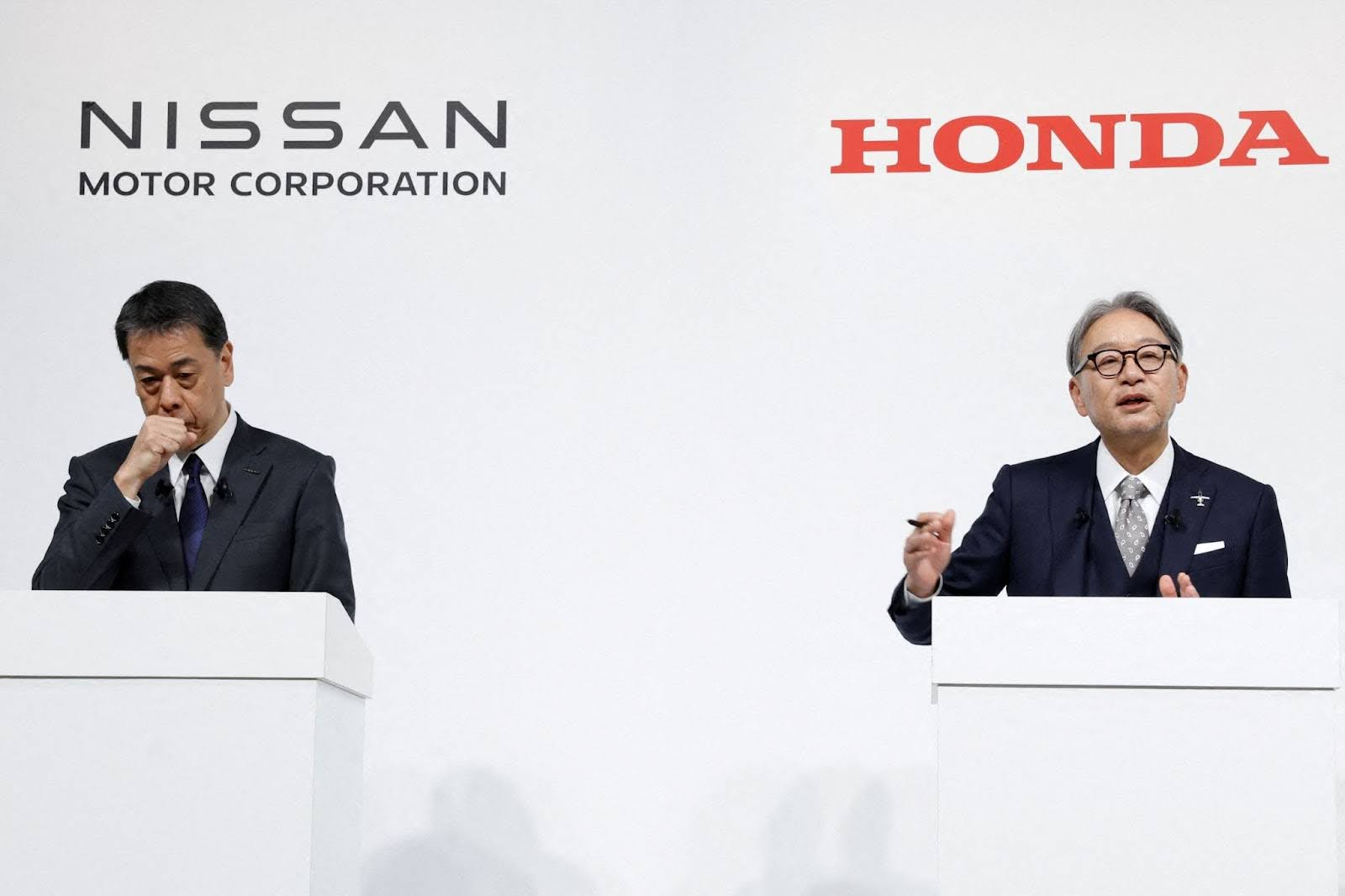 The heads of Nissan and Honda. 