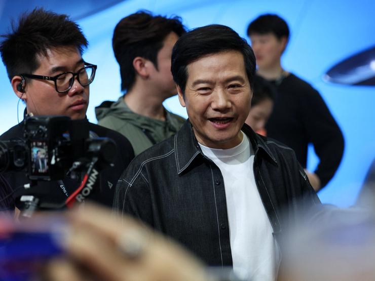 Xiaomi Founder and CEO Lei Jun attends the Beijing International Automotive Exhibition (Auto China), in Beijing, China, April 24, 2026.