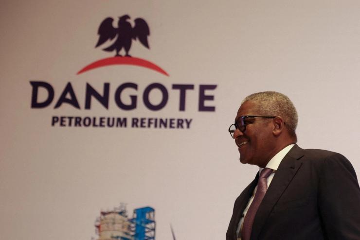 Aliko Dangote in Lagos, Nigeria.