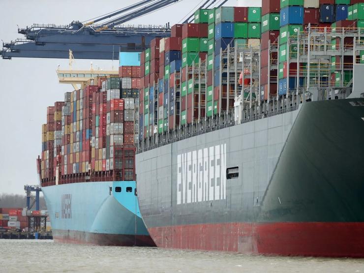 A view of the Port of Felixstowe.