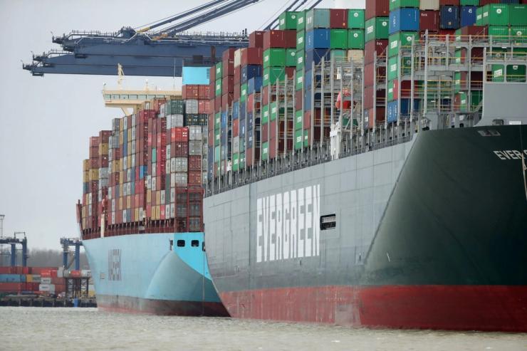 A view of the Port of Felixstowe.