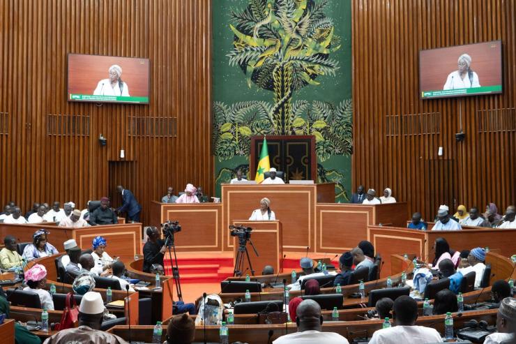 The National Assembly in Dakar.