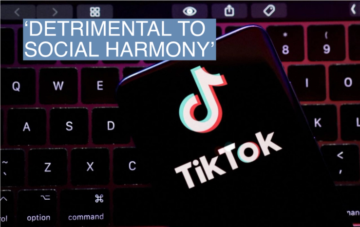 The TikTok app logo is seen in this illustration taken August 22, 2022. REUTERS/Dado Ruvic/Illustration/File Photo