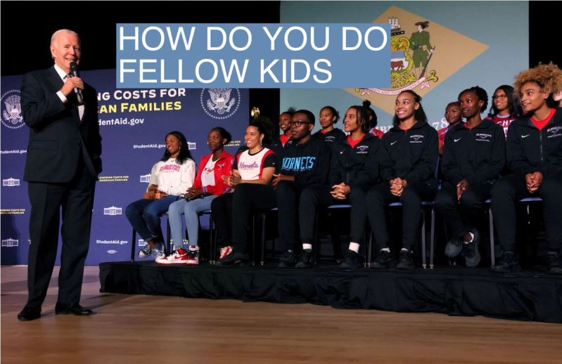 U.S. President Joe Biden delivers remarks about student debt relief at Delaware State University in Dover, Delaware, U.S., October 21, 2022.