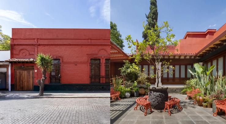 “Casa Roja” in Mexico City.