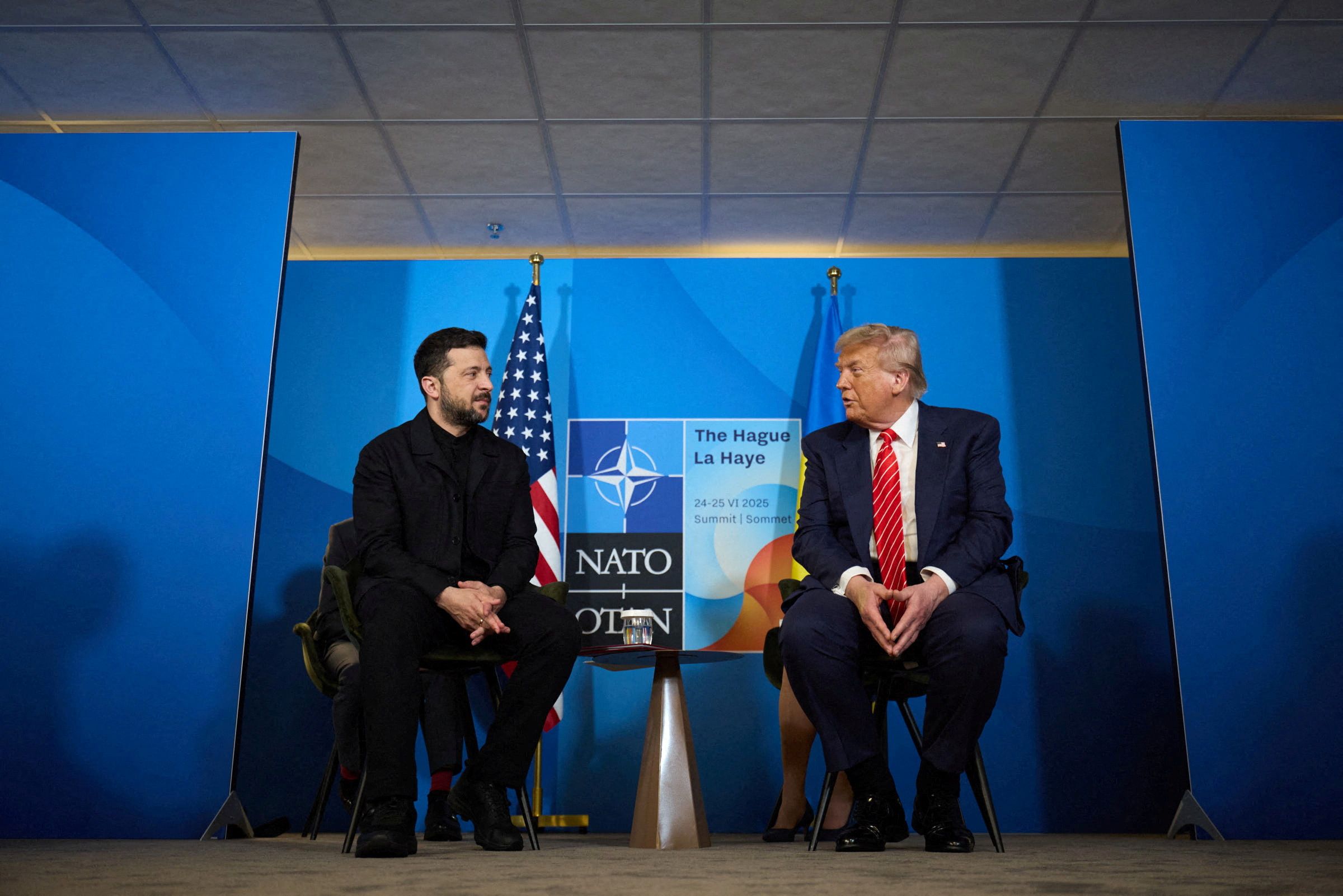 US President Donald Trump and Ukraine’s President Volodymyr Zelenskiy