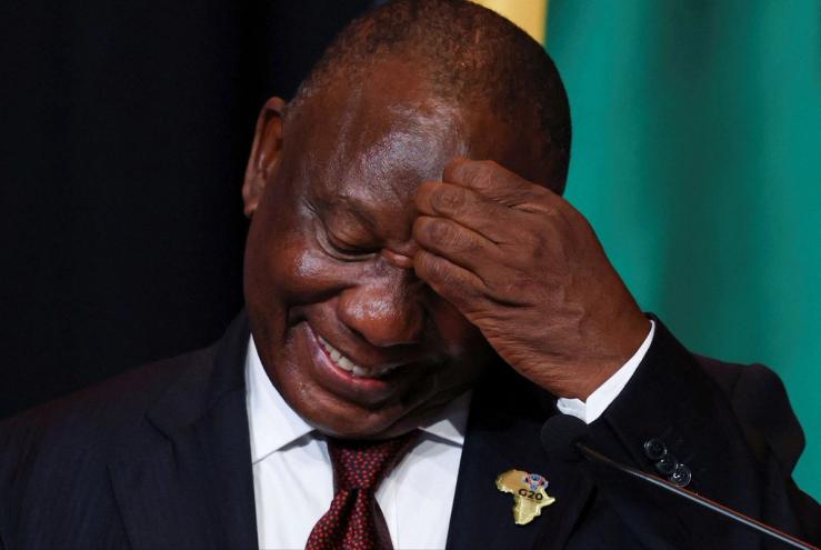 South Africa’s President Cyril Ramaphosa at the G20.