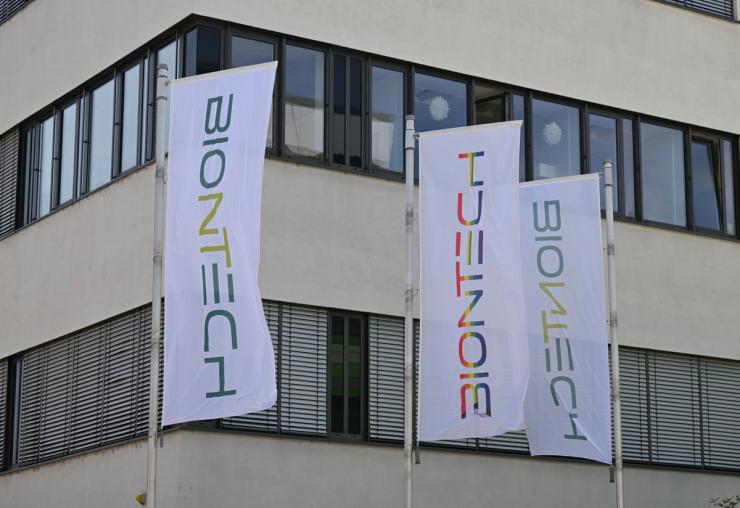 Office and laboratory building of the pharmaceutical company BioNTech.