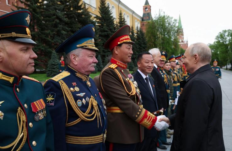 Putin with military leaders. Sputnik/Vyacheslav