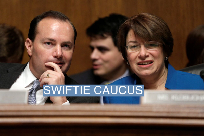 Mike Lee with Amy Klobuchar in 2016