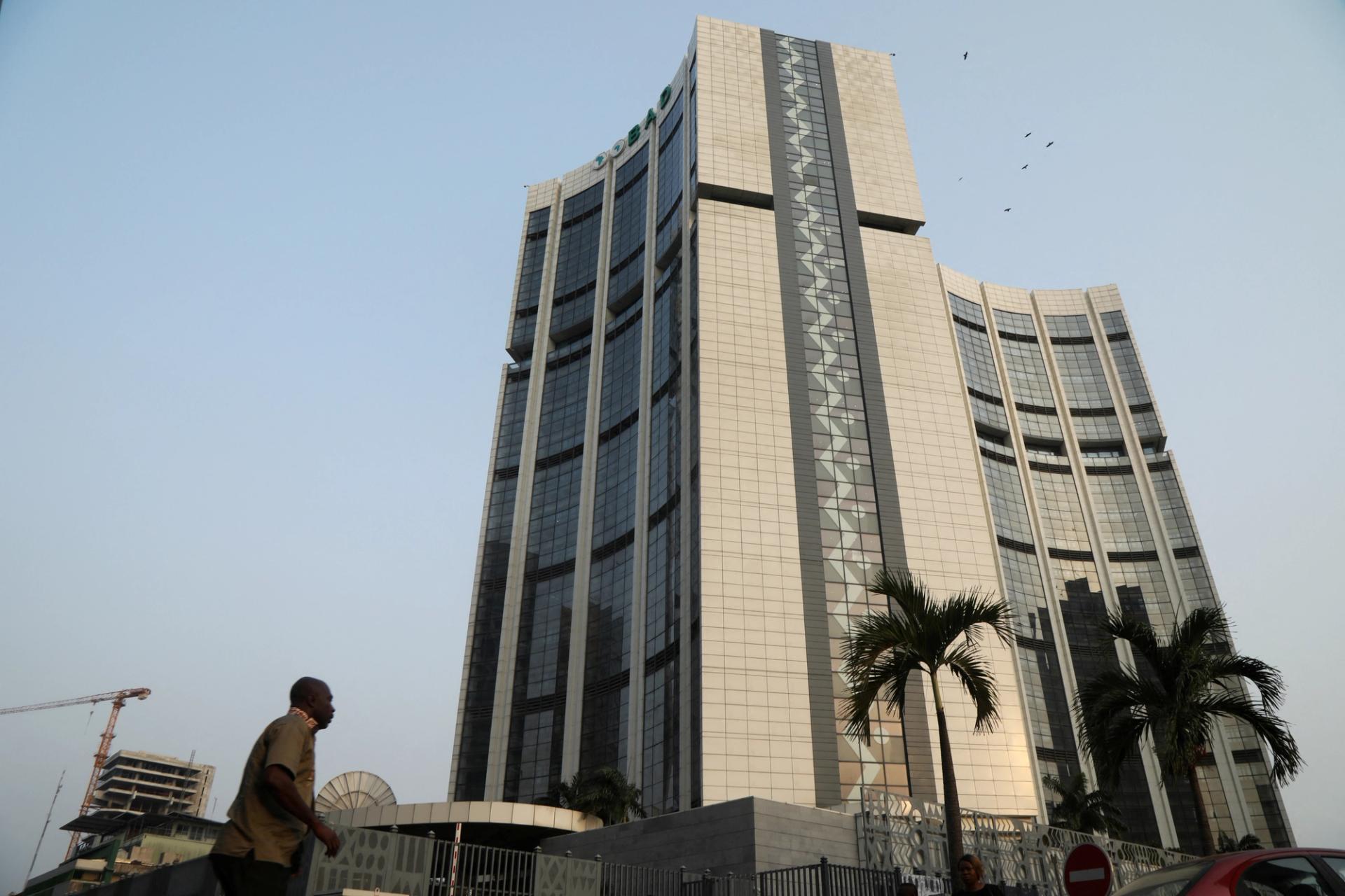 The headquarters of the African Development Bank in Abidjan, Ivory Coast