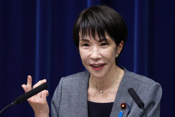 Sanae Takaichi, Japan’s prime minister.