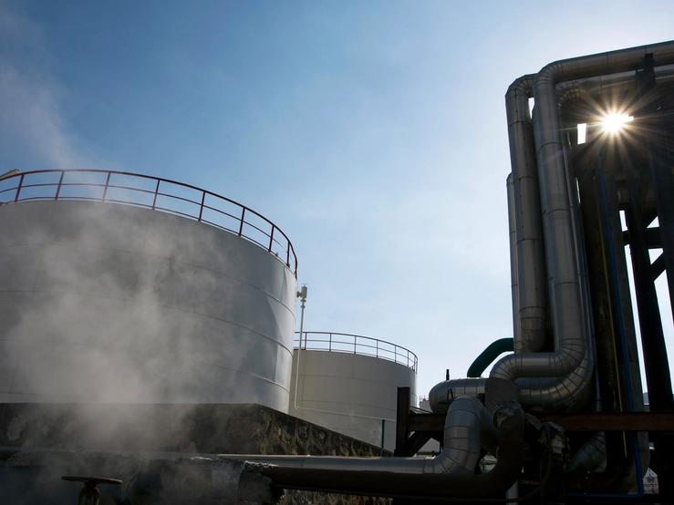 An oil refinery in Spain.