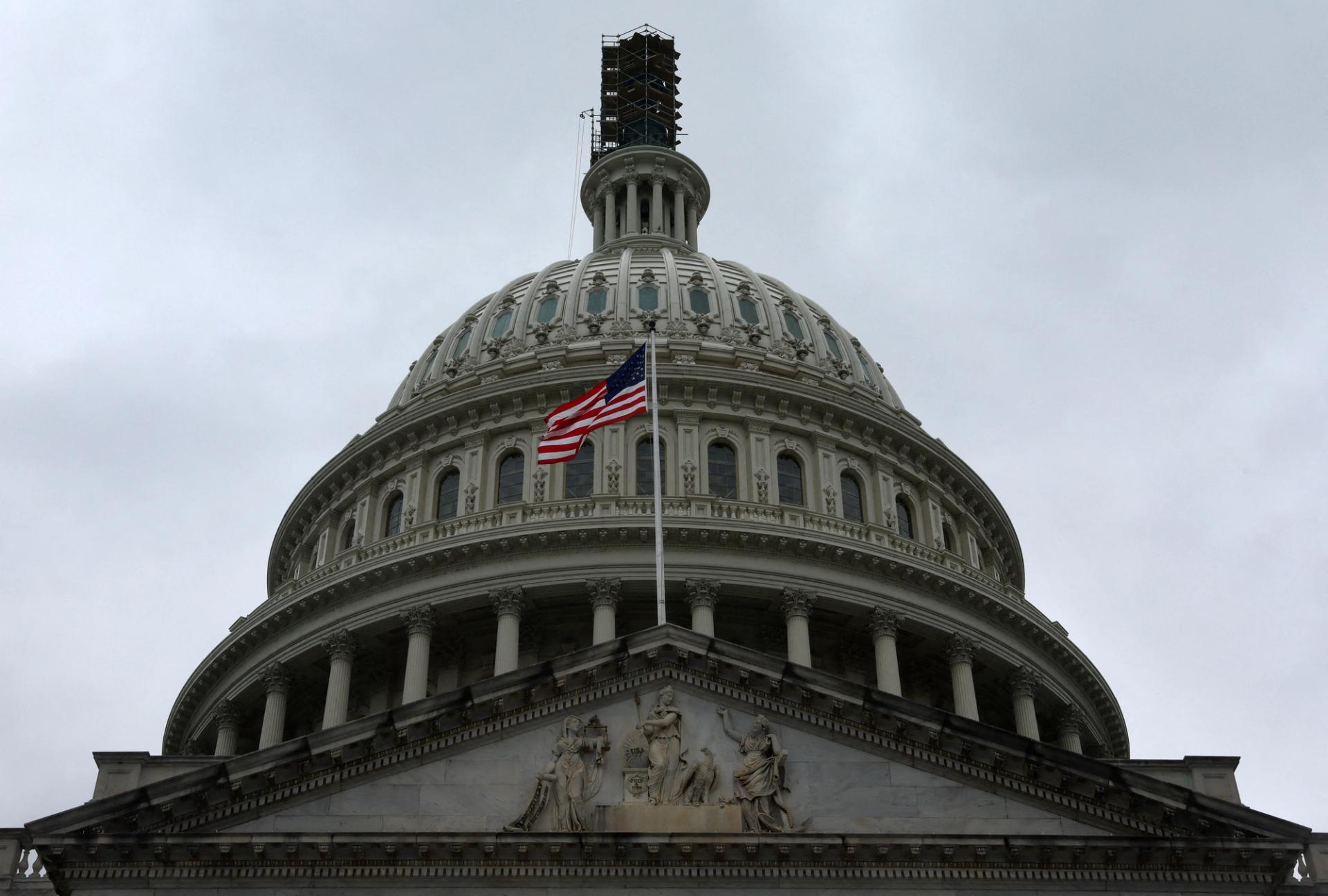 The US Capitol dome.