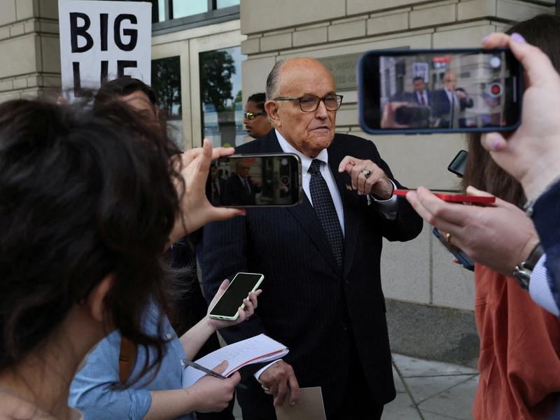 Former New York City Mayor Rudy Giuliani.