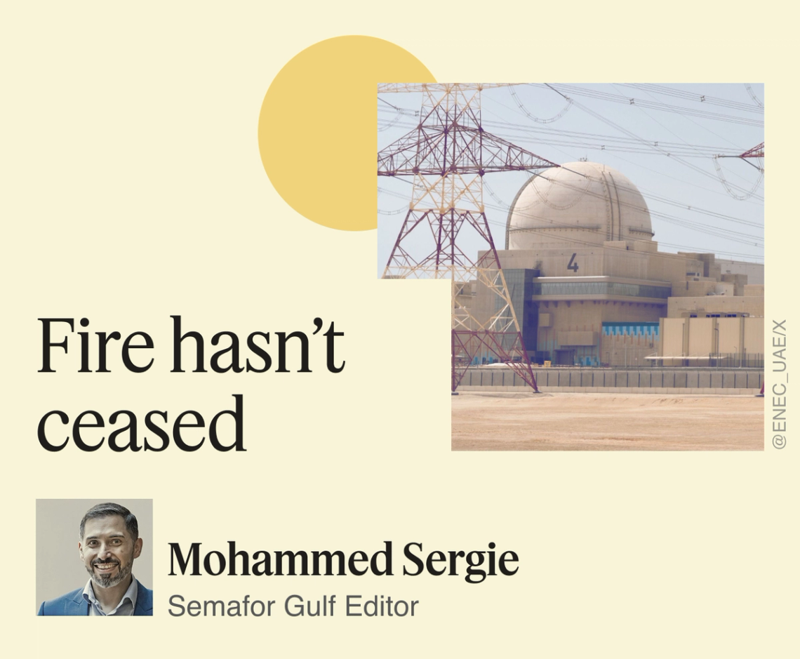 Fire hasn’t ceased.