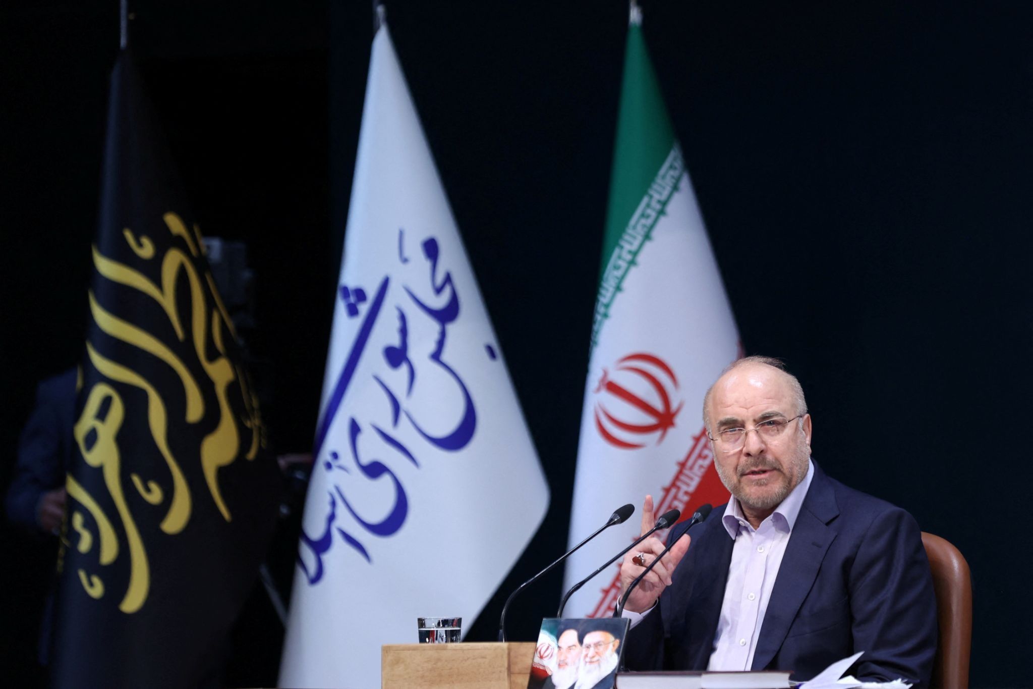 Iranian Parliament Speaker Mohammad Bagher Ghalibaf