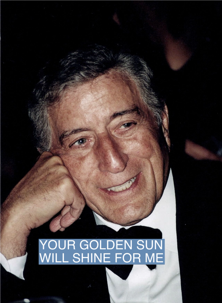 Bennett at the National Italian American gala in Washington D.C., 2001