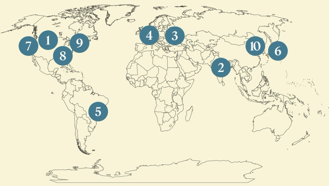 Semafor World Today map graphic.