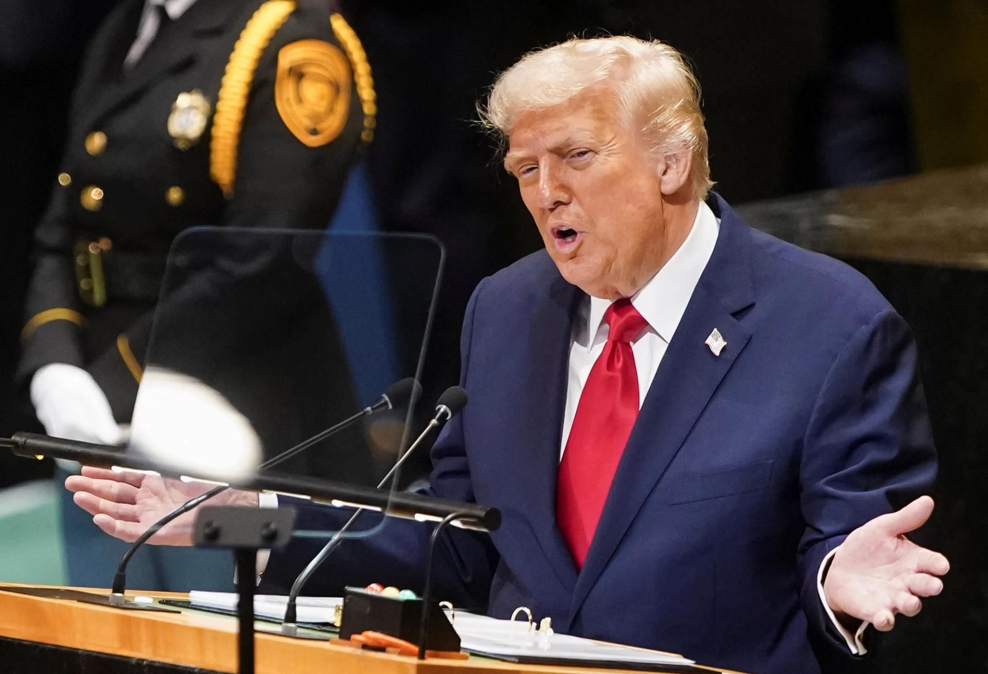 US President Donald Trump 