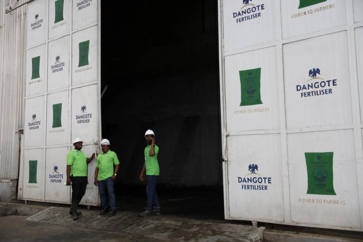 Dangote fertilizer plant.