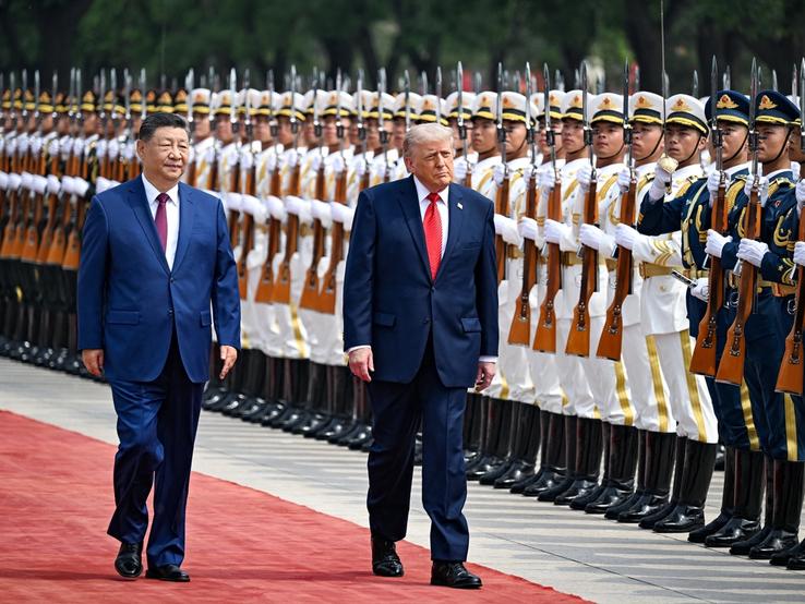 Xi Jinping and Donald Trump