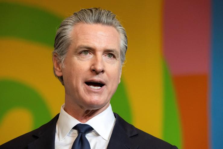California Gov. Gavin Newsom.