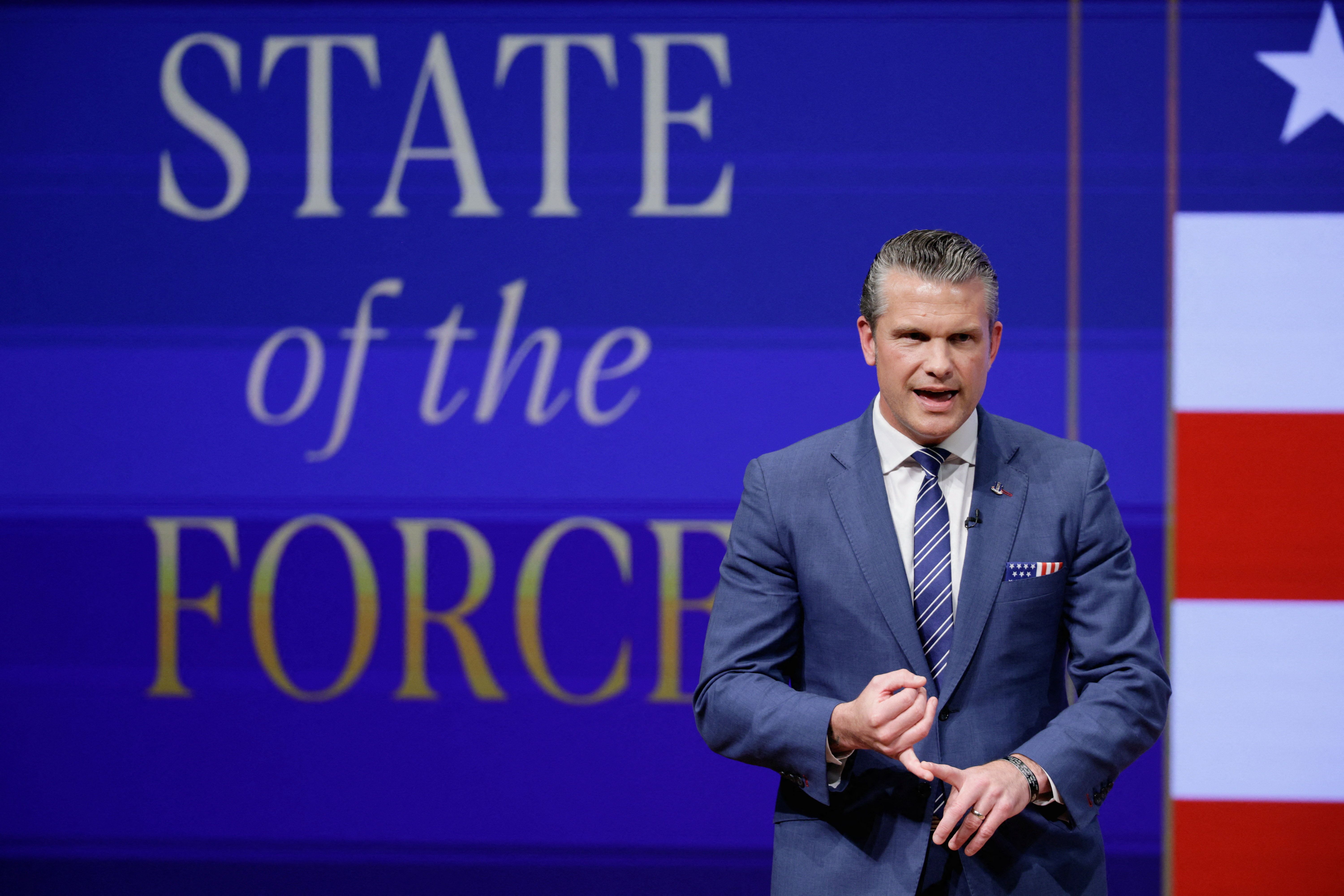 US Defense Secretary Pete Hegseth