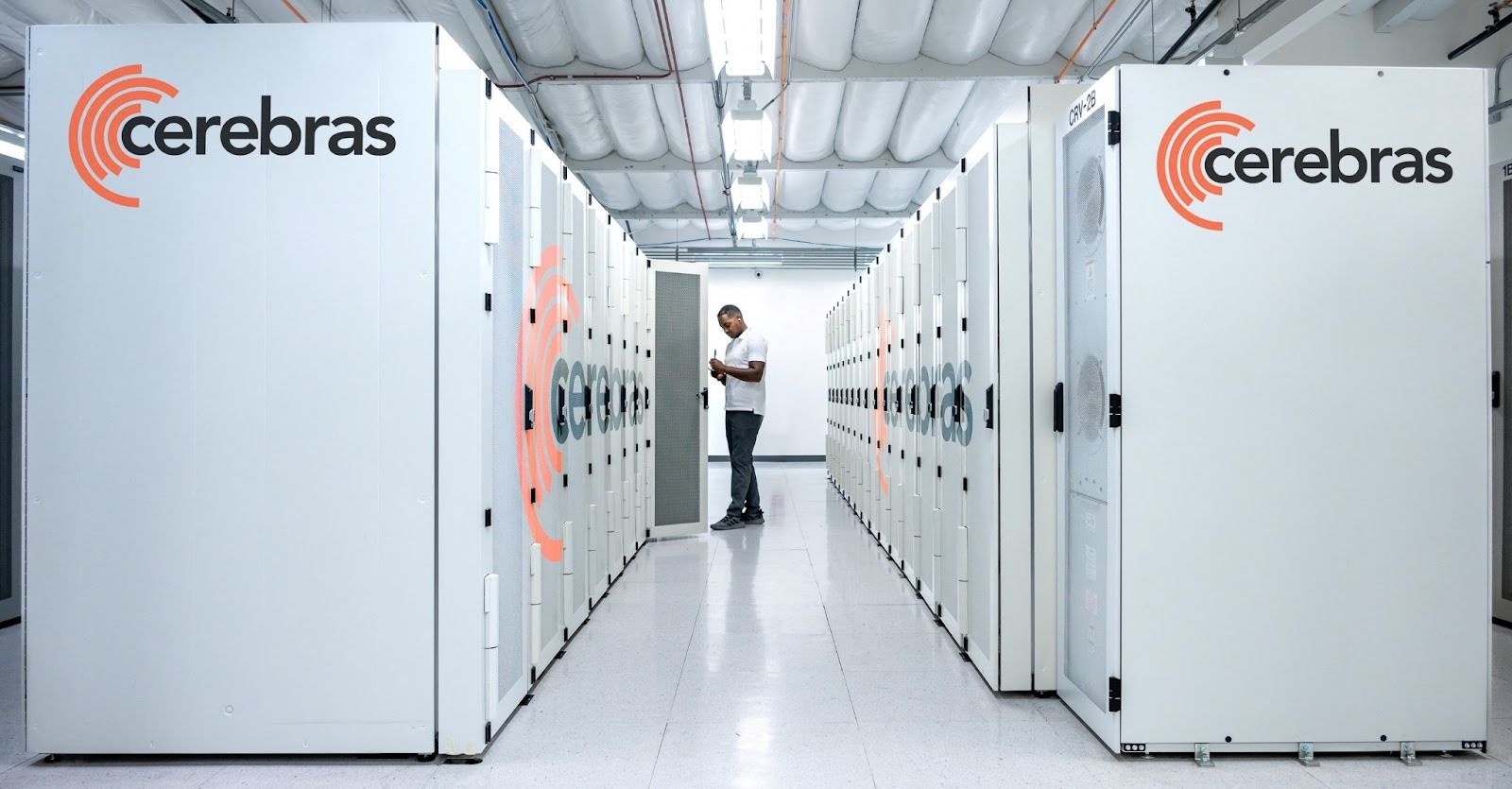 Cerebras Systems’ AI supercomputer Andromeda is seen at a data center in Santa Clara, Calif. in Oct. 2022.
