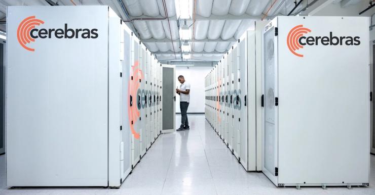 Cerebras Systems’ AI supercomputer Andromeda is seen at a data center in Santa Clara, Calif. in Oct. 2022.