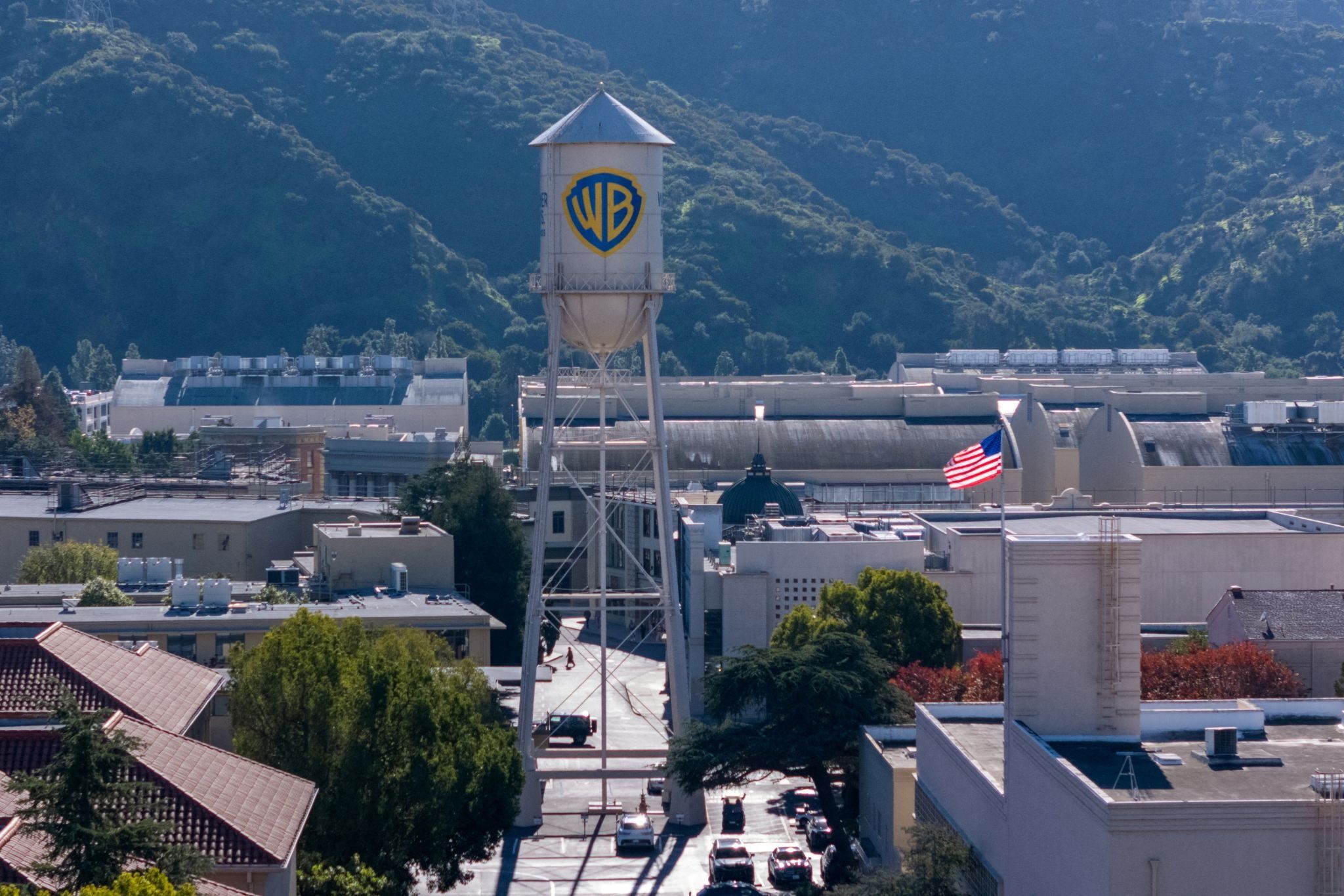 The Warner Bros. lot. 