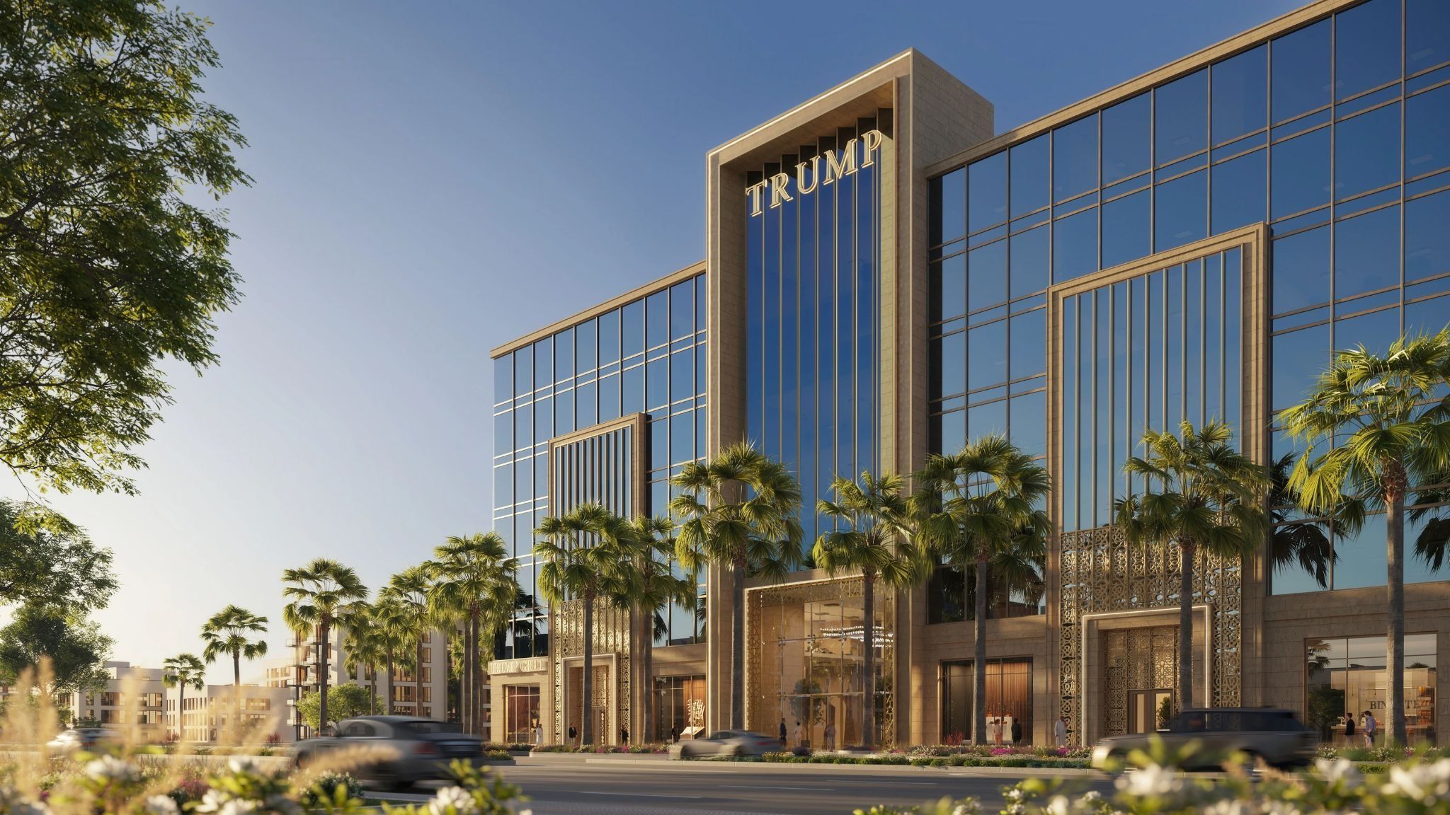 Rendering of Trump Plaza.