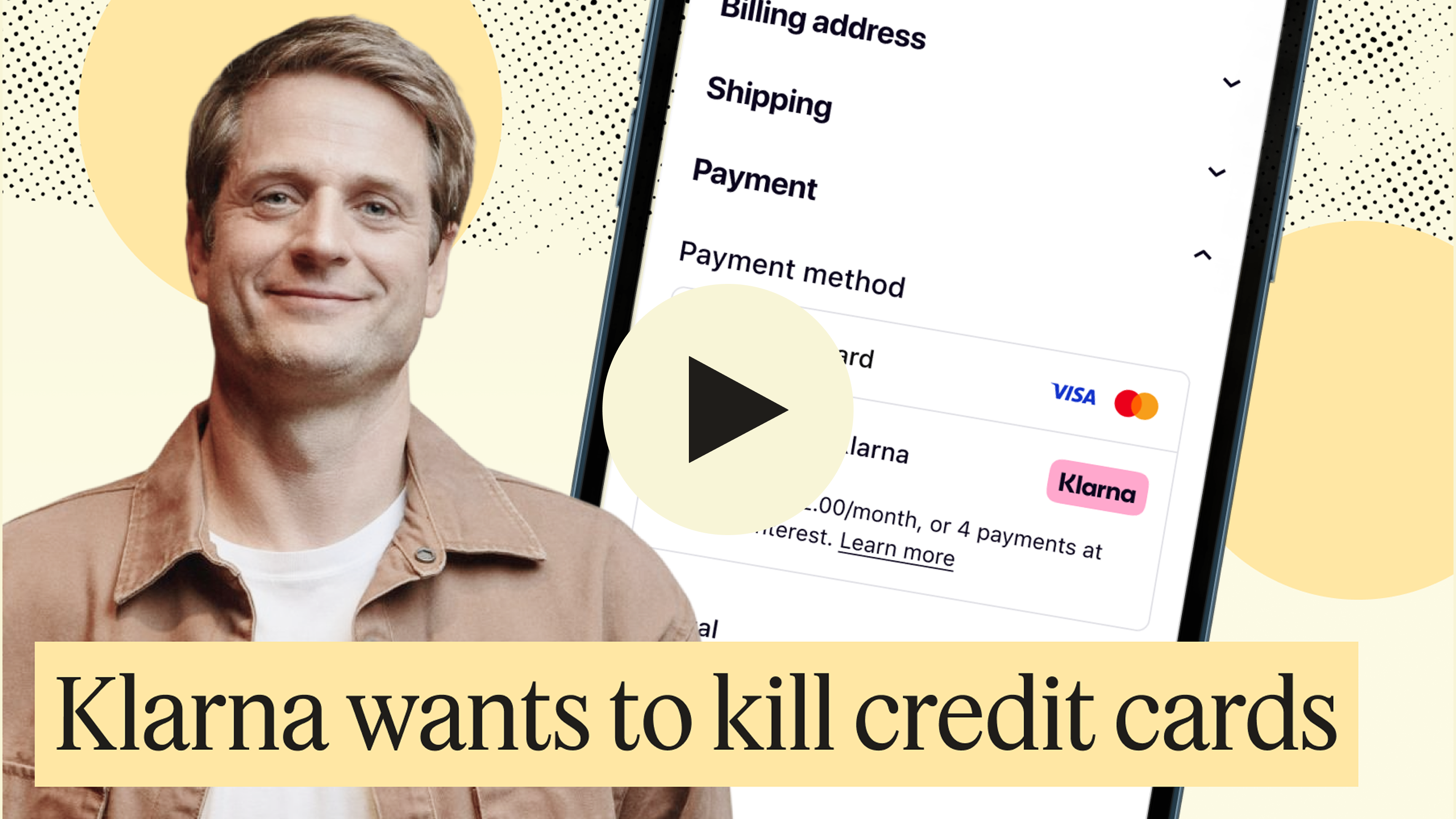 Klarna wants to kill credit cards